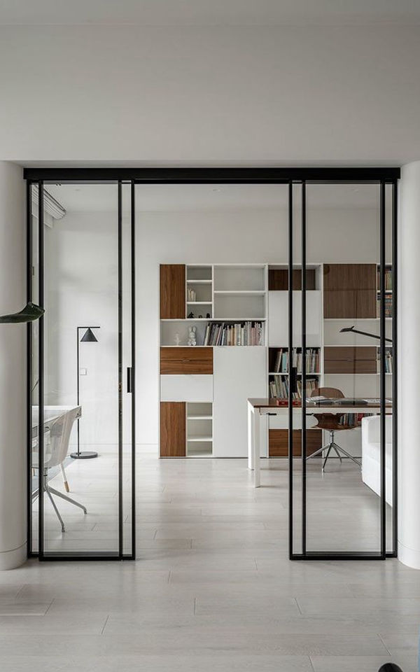 Partition Zenium Premium Sliding Glass Partition and Interior Glass Partition System